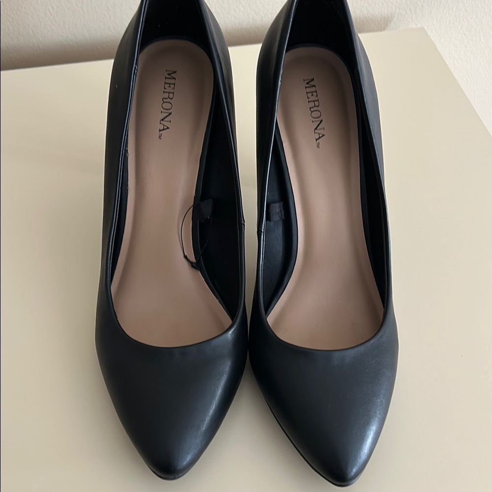 Merona Black Heels Elegant and Sophisticated